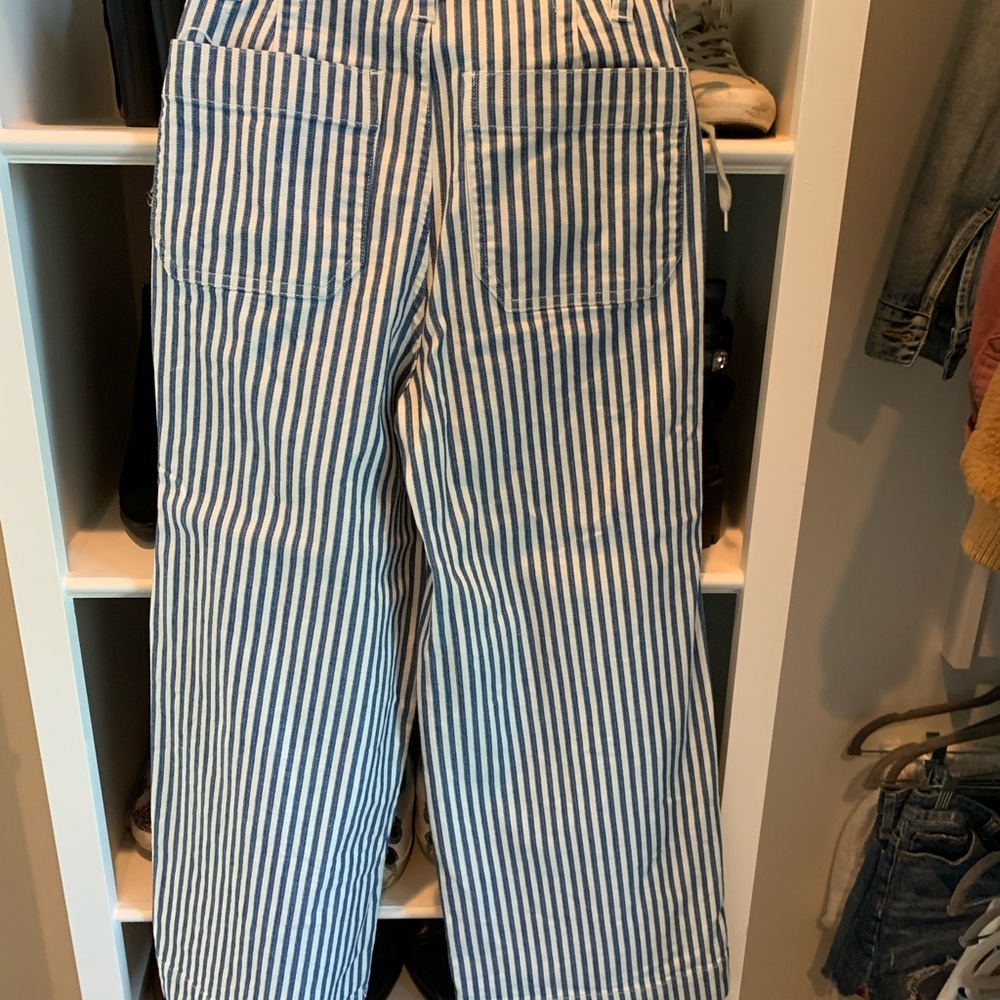 Madewell high rise cropped wide leg jeans